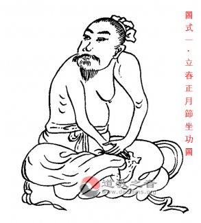 陳希夷二十四節氣治病導引圖之立春