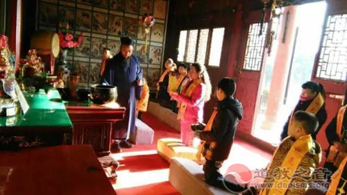 北京培德书院一行到宝鸡市长寿山道观参访