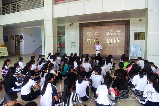 广东陆丰市第二职业学校学习传播妈祖文化