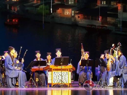上海城隍庙道乐团参加第十六届江南体育场馆中国有限公司
音乐汇演