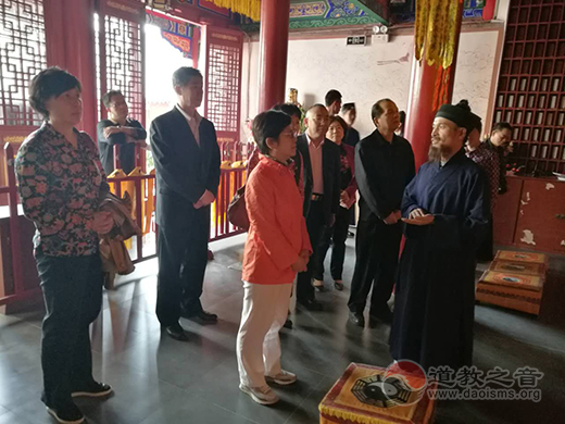 广东省政协领导到山东省济南市吕祖庙调研