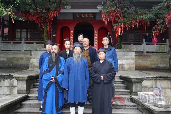 中国道协会长李光富道长赴长沙部分宫观调研