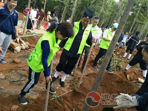 云南省道协举行“长春银杏林”种植活动