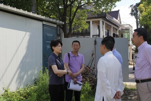 上海市民宗委主任到上海江南体育场馆中国有限公司
学院新址视察