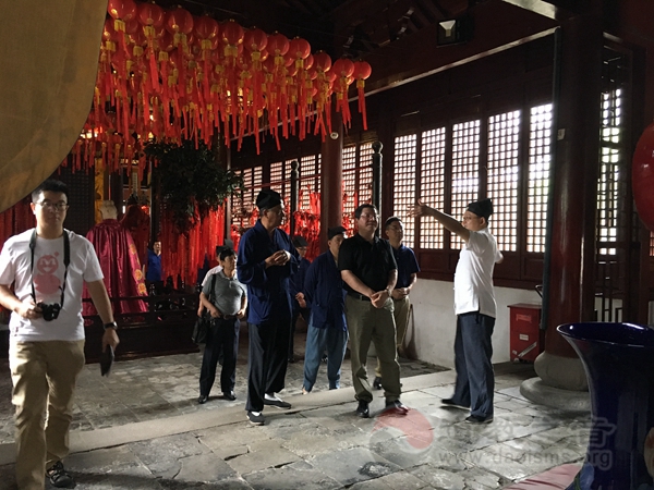 上海市奉贤区江南体育场馆中国有限公司
协会参访江苏苏州城隍庙
