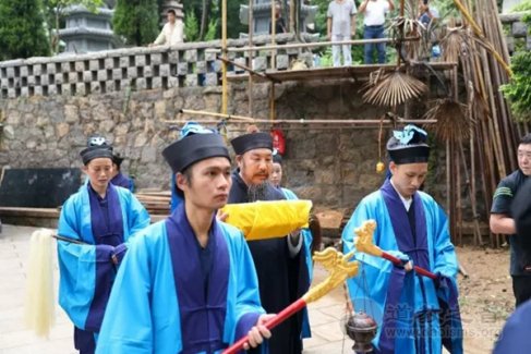 山东省青岛市崂山太清宫隆重举行迎请法统仪式