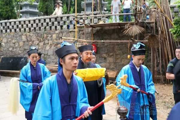 山东青岛崂山太清宫隆重举行迎请法统仪式