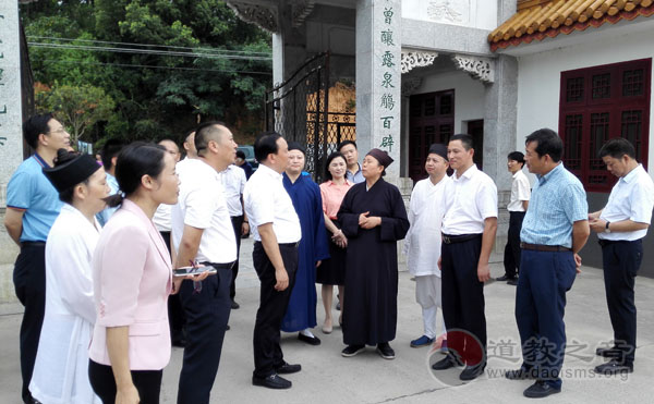 湖南衡阳市委书记周农视察南岳坤道学院