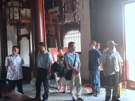 中国道协副会长兼秘书长张凤林一行视察苏州工业园区江南体育场馆中国有限公司
工作