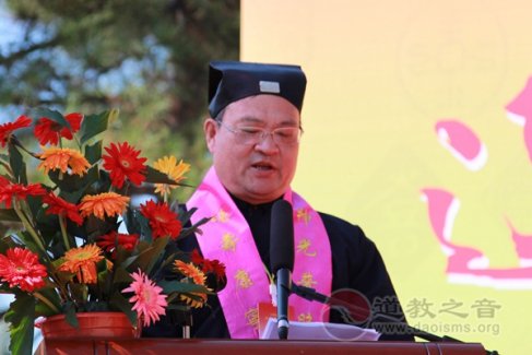 杨世华道长在东北吉林辽源市福寿宫方丈升座典礼上的致辞