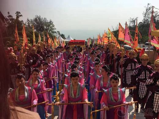 松山天后行宫出席第十五届澳门妈祖文化旅游节