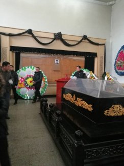 吉林通化市玉皇阁原监院潘宗武道长羽化仙蜕告别仪式举行