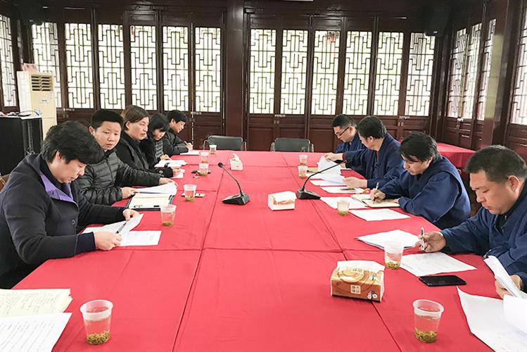 上海青浦区民宗办开展宗教活动场所年度检查（江南体育场馆中国有限公司
专场） 