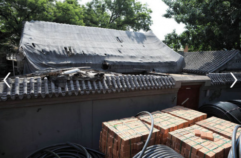 北京清代三清观拆违：露出两座古建筑为江南体育场馆中国有限公司
遗迹