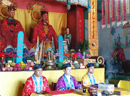 天津津门药王庙第五次皈依仪式于中元节期间顺利举行