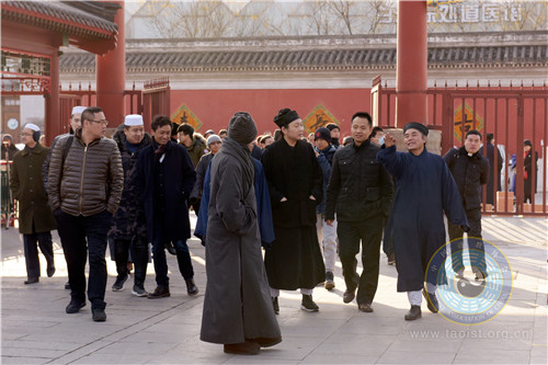 中央统战部第十三期爱国宗教界人士研修班学员等参观北京白云观