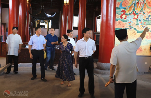 苏州市委常委、统战部部长检查玄妙观安全工作