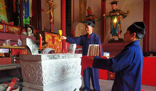 邵阳玉清宫祈福法会现场