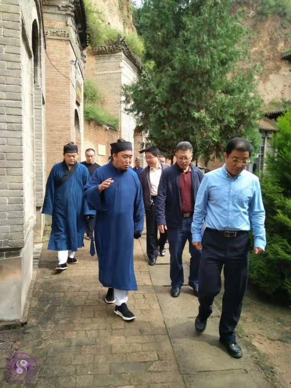 陕西省委统战部张林忠一行到兴平黄山宫调研