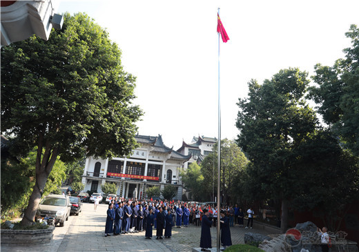 武汉长春观举行庆祝新中国成立七十周年祝国迎祥法会