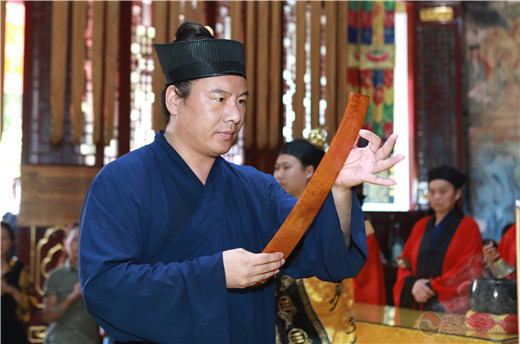 武汉长春观举行庆祝新中国成立七十周年祝国迎祥法会