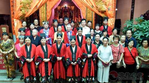 陆丰紫竹观举行祈福法会庆祝新中国成立70周年