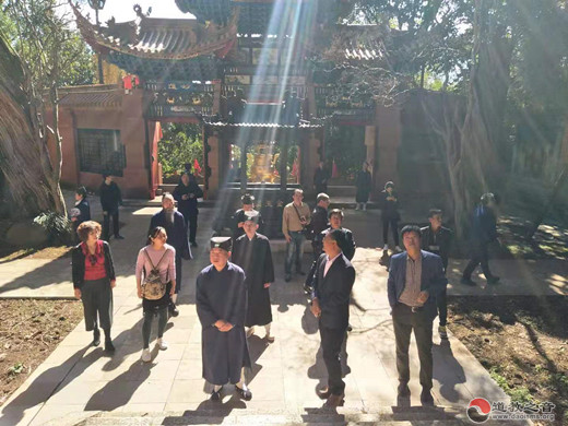 甘肃省道协到云南省道协龙泉观参观交流