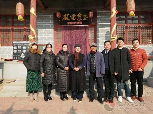 临清市皇殿岗玉皇庙举办迎新春爱国爱教书画笔会活动