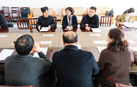 南京市秦淮区人大副主任一行视察方山洞玄观