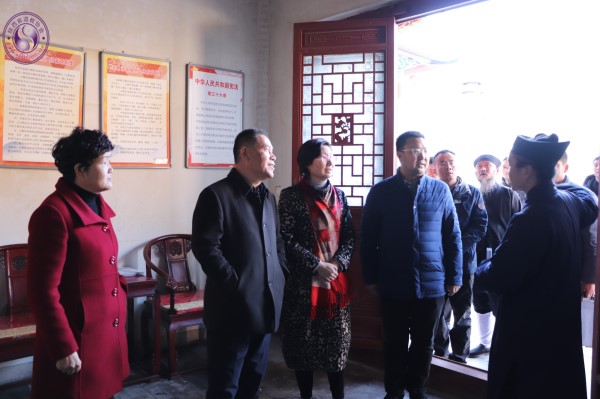 陕西省民宗委副主任一行调研宝鸡龙门洞