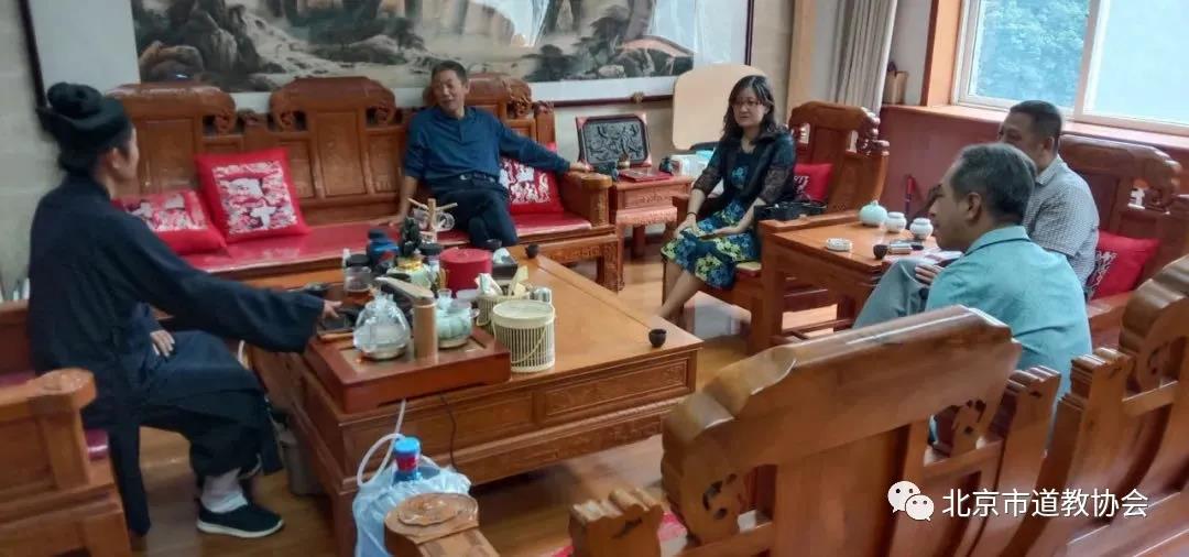 北京市民族宗教委副主任孙启到上英水真武庙调研
