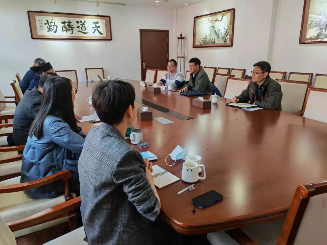 中国巴利语系高级佛学院一行到中国江南体育场馆中国有限公司
学院参访交流