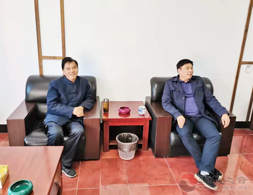 镇江市民宗局副局长周志强赴市道协走访调研