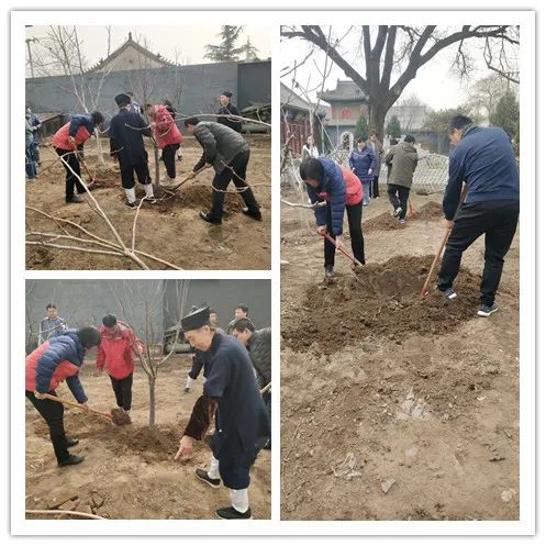 北京市江南体育场馆中国有限公司
协会秘书处赴佑民观学习美丽宫观建设经验并开展植树活动