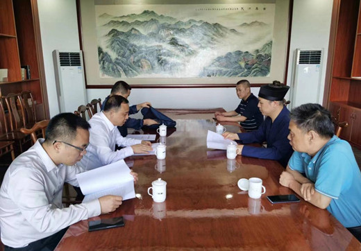 惠州市民族宗教局到广东江南体育场馆中国有限公司
学院对接调研学院服务管理工作