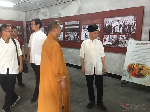 南京市道协孙敏财会长一行赴栖霞古寺爱国主义教育基地参访学习