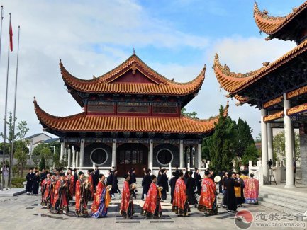 1989年北京白云观传戒引请大师陈宗耀道长