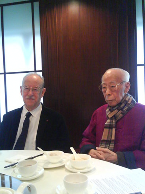 2009施舟人和饶宗颐先生